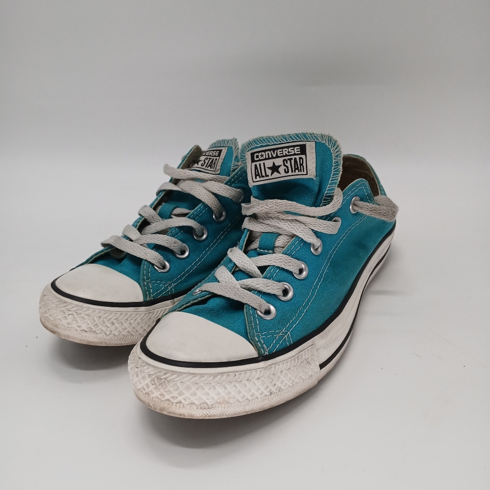 Blue converse, size 8